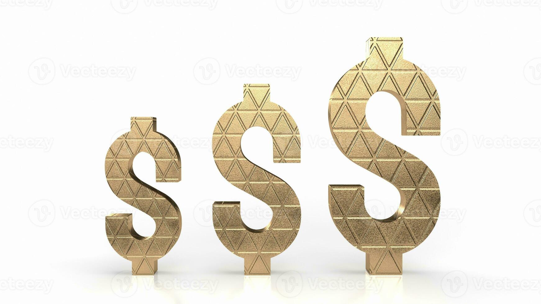 The dollar symbol for Usa business 3d rendering photo