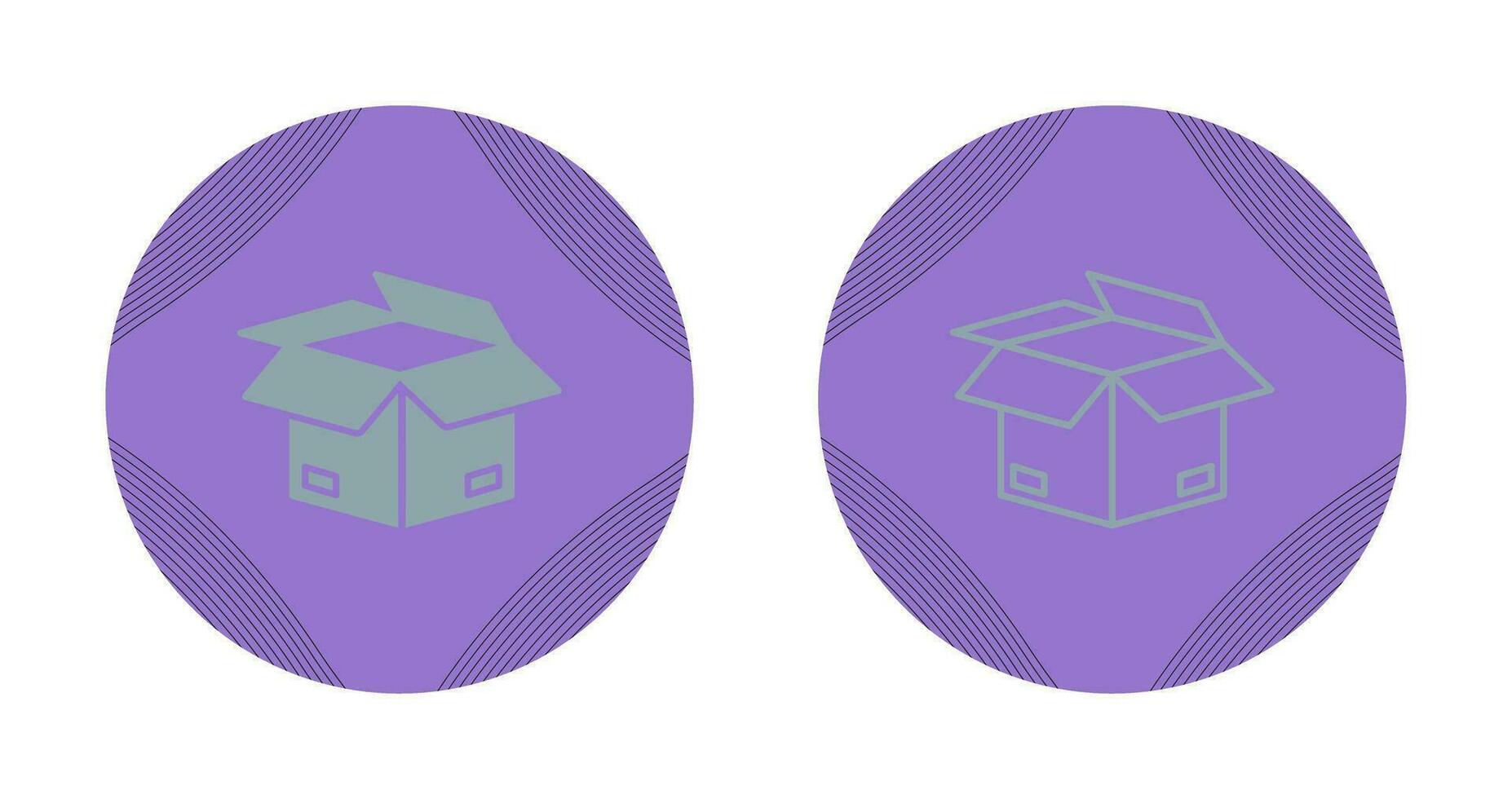 Open Box Vector Icon