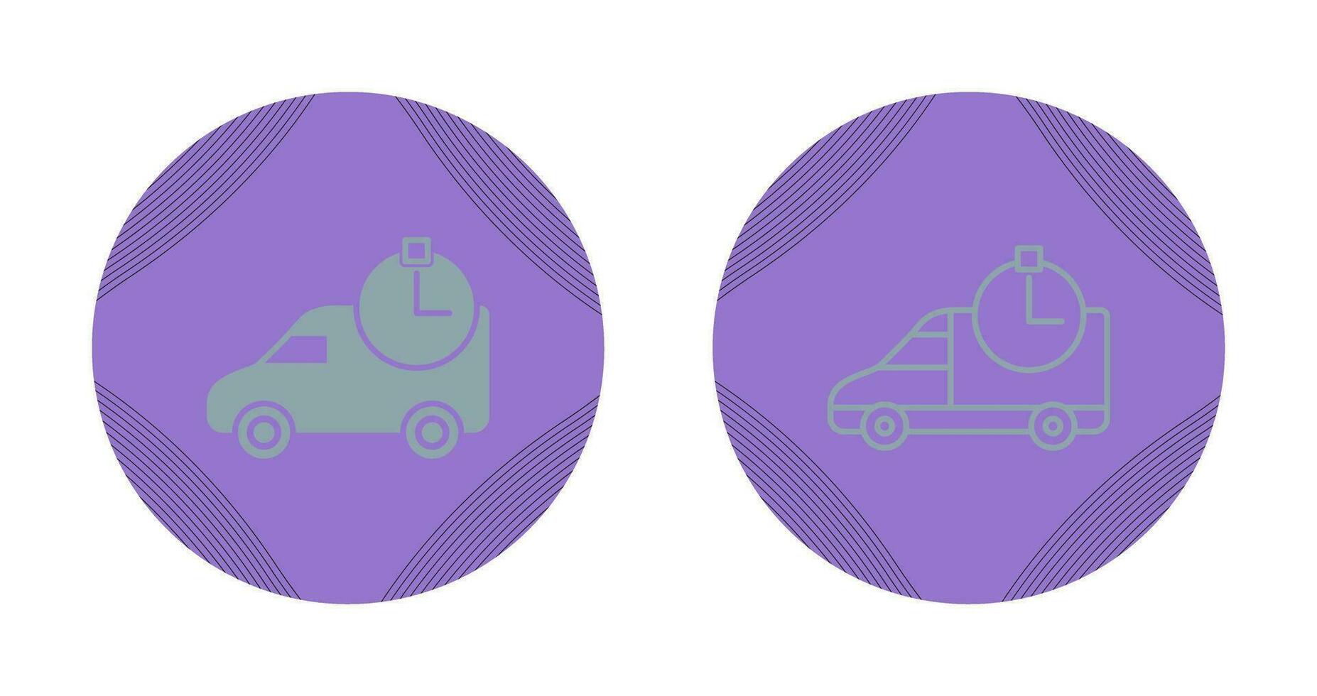 Time Based Delivery Vector Icon