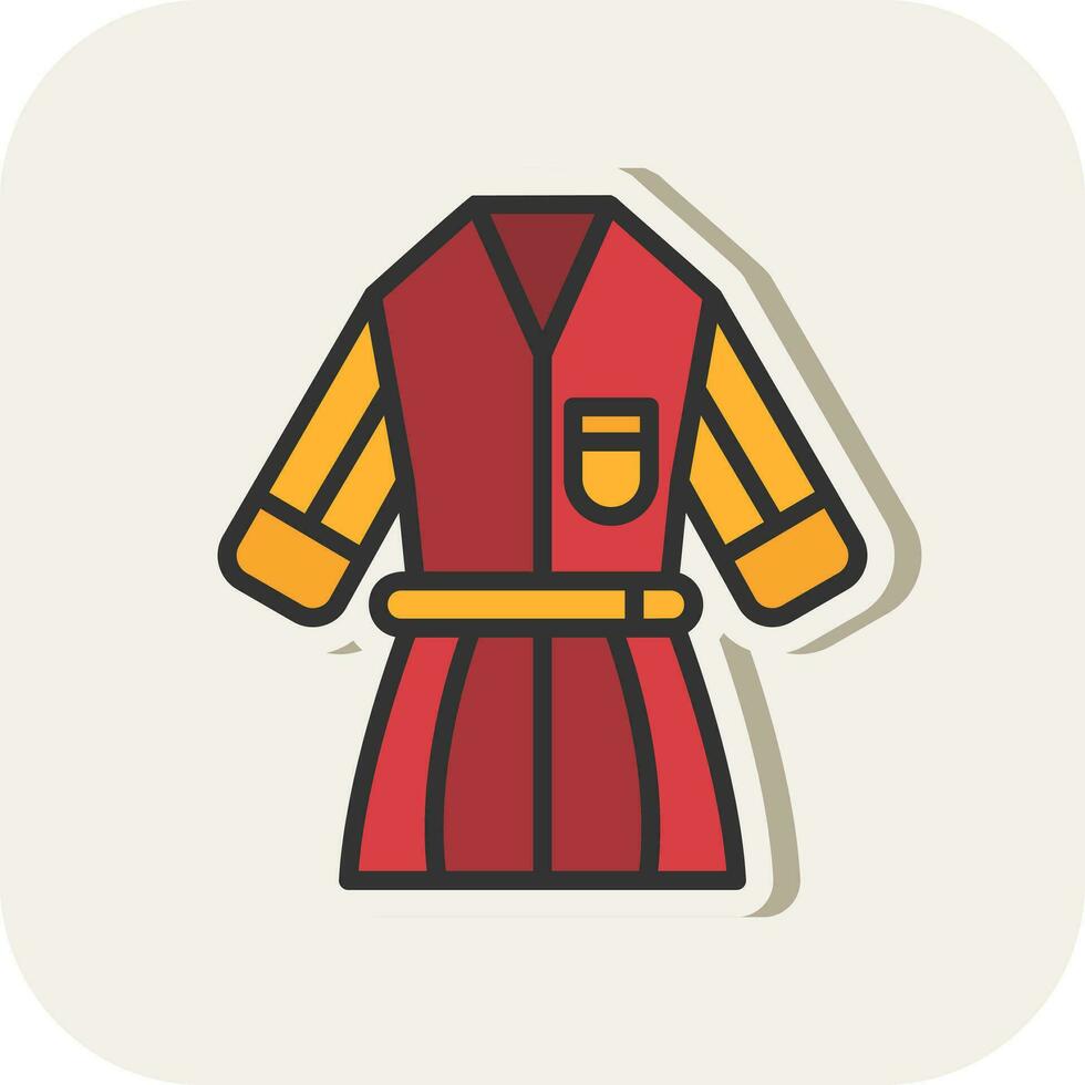Kimono Vector Icon Design