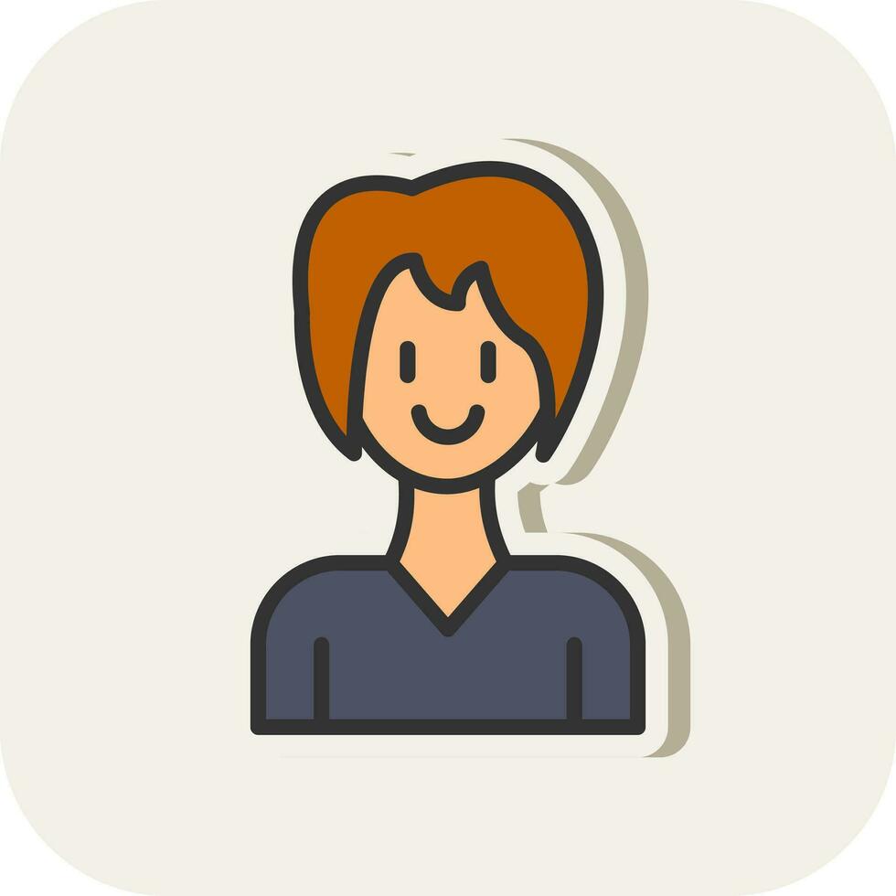 Girl Vector Icon Design