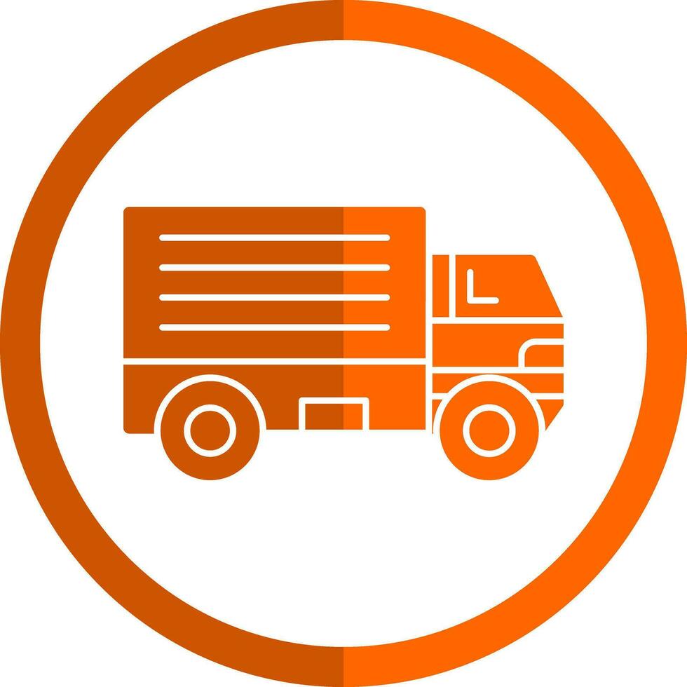 Delivery truck Vector Icon Design