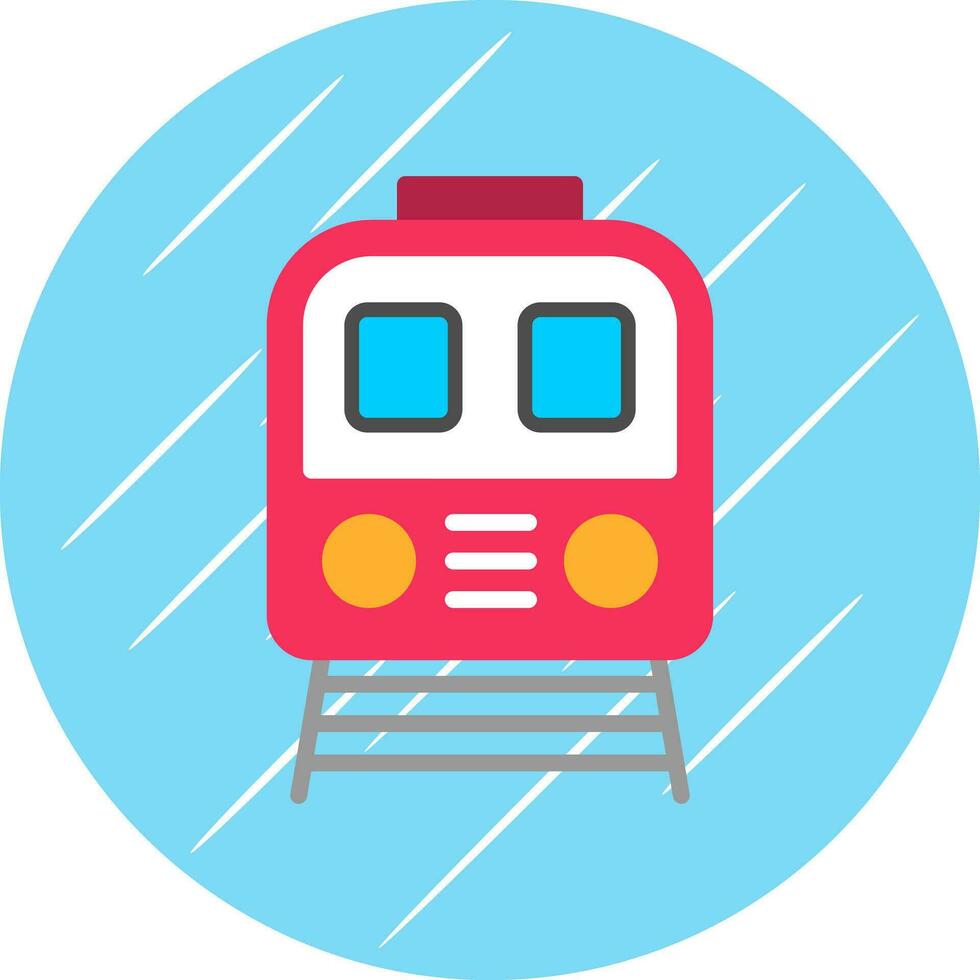 Tram Vector Icon Design