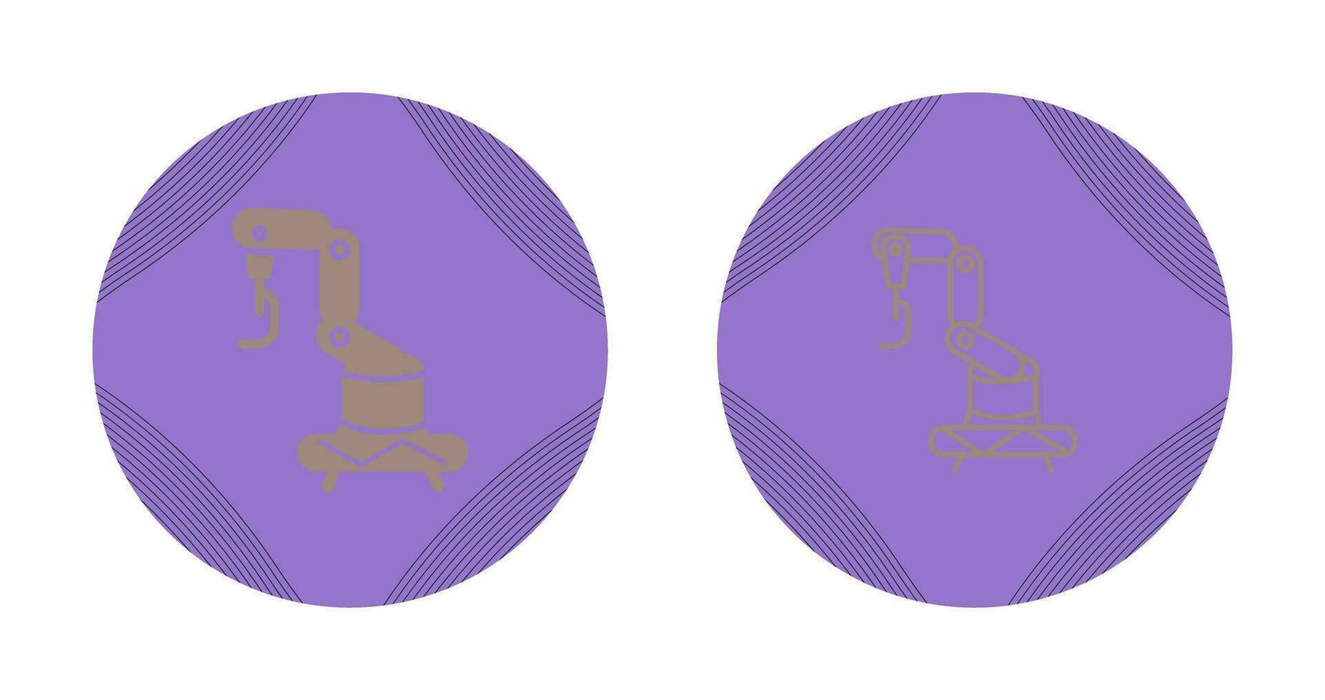 Industrial Robot Vector Icon