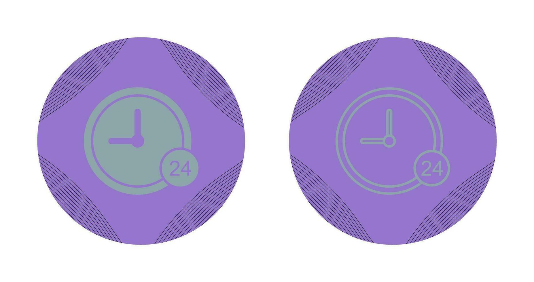 24 Hour Service Vector Icon