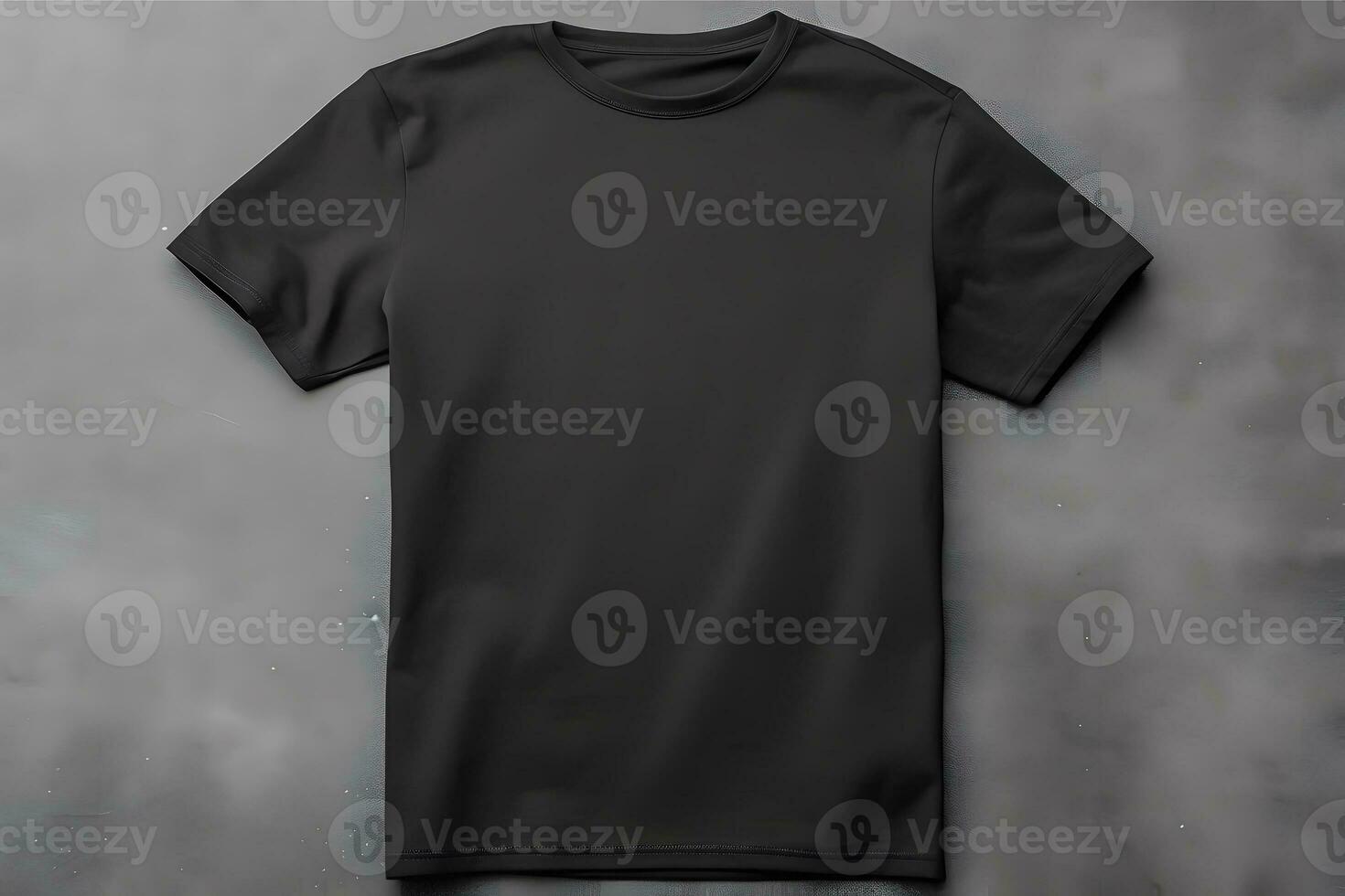 plain black t-shirt mockup photo