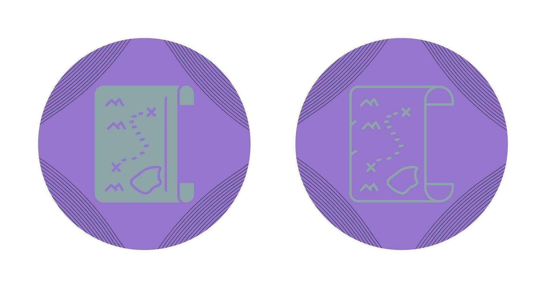 Pirate Map Vector Icon