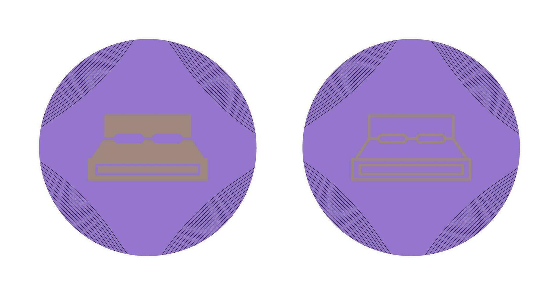 Double Bed Vector Icon