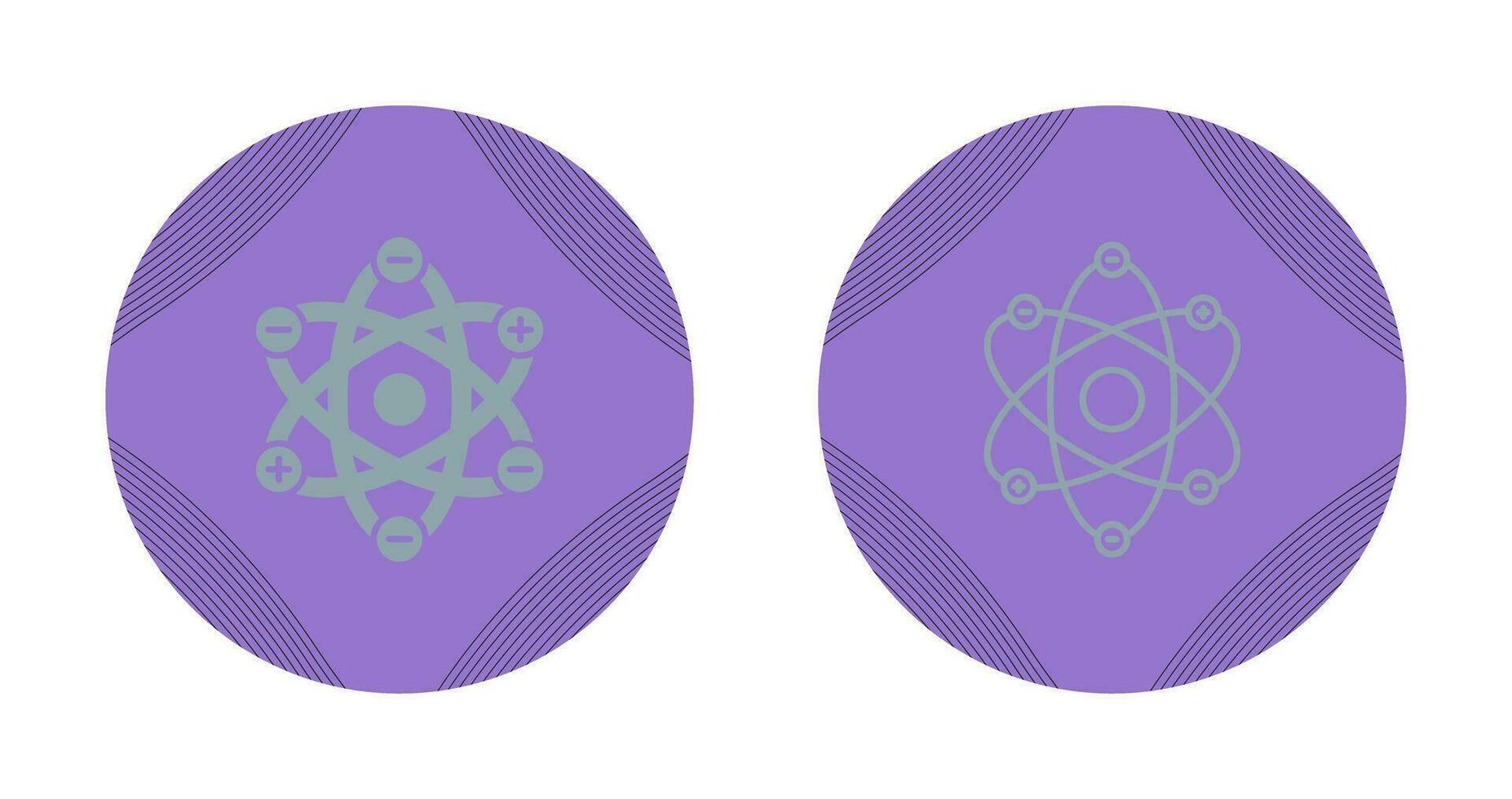 Atom Structure Vector Icon