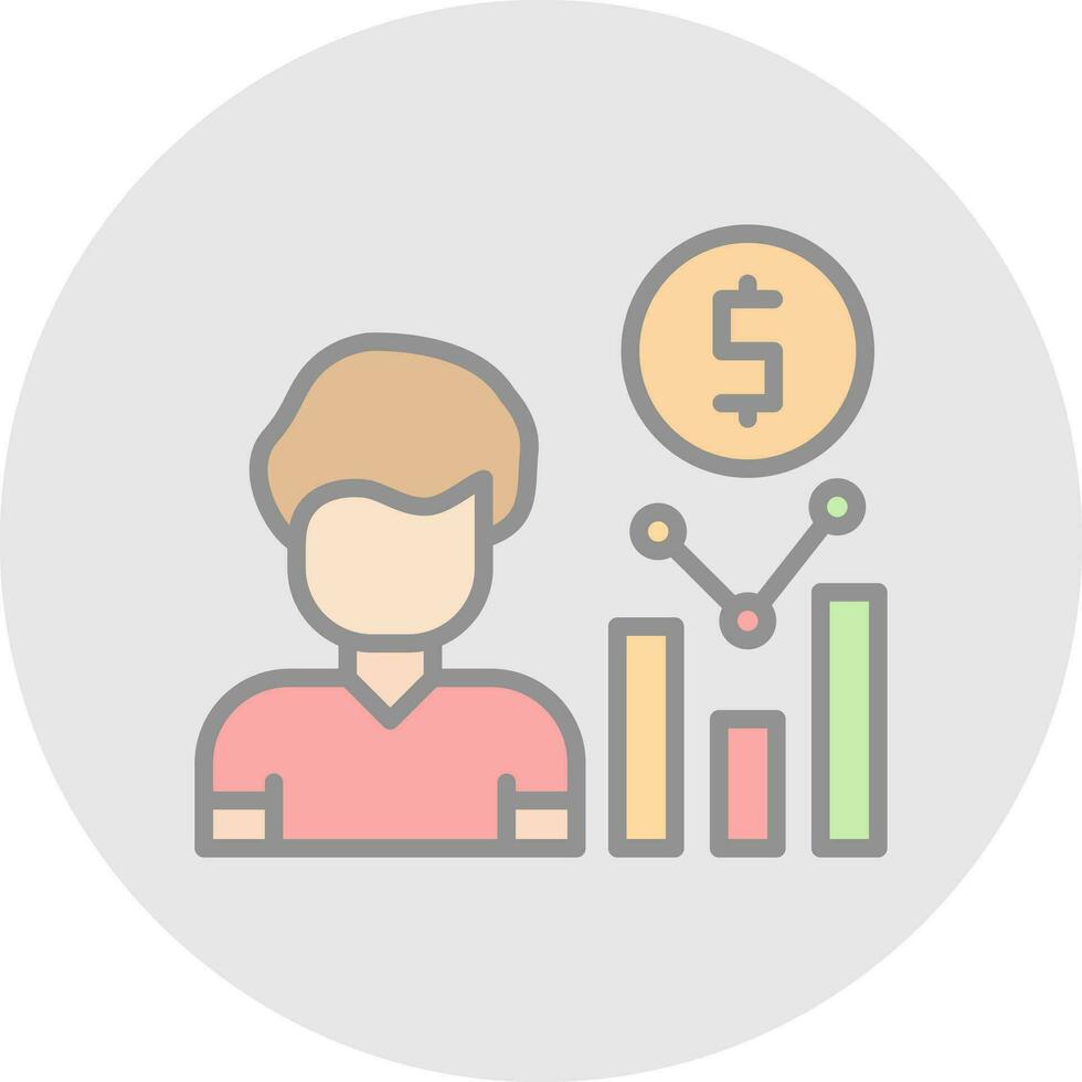 Trader Vector Icon Design