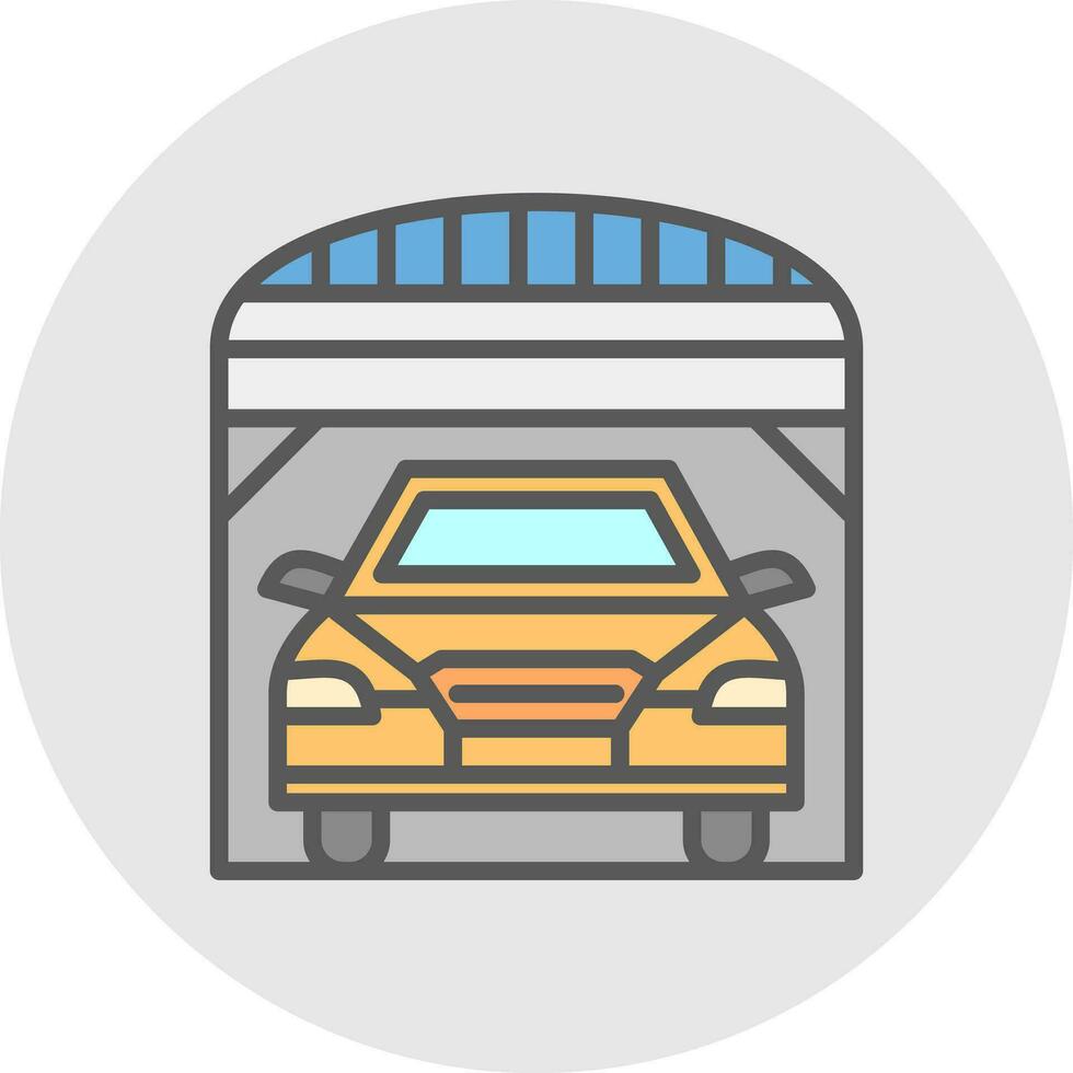 Garage Vector Icon Design