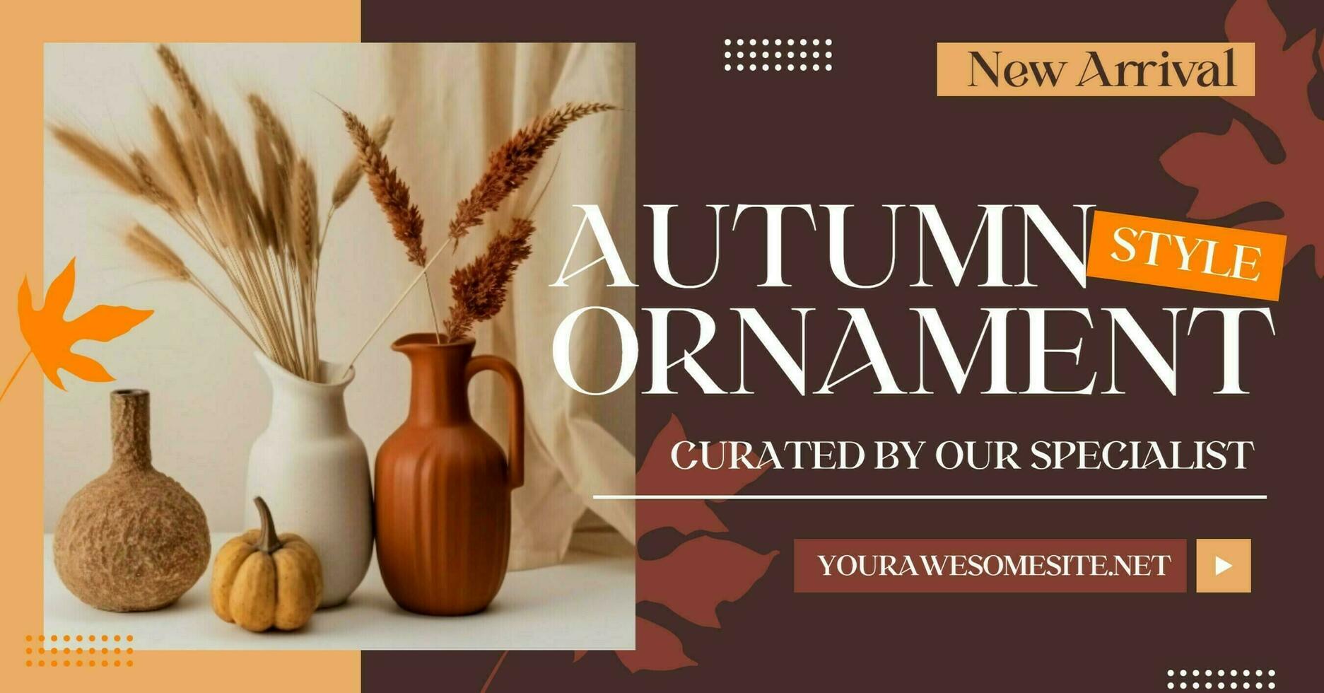 Autumn Season Style for Interior Decoration Facebook Ads Template