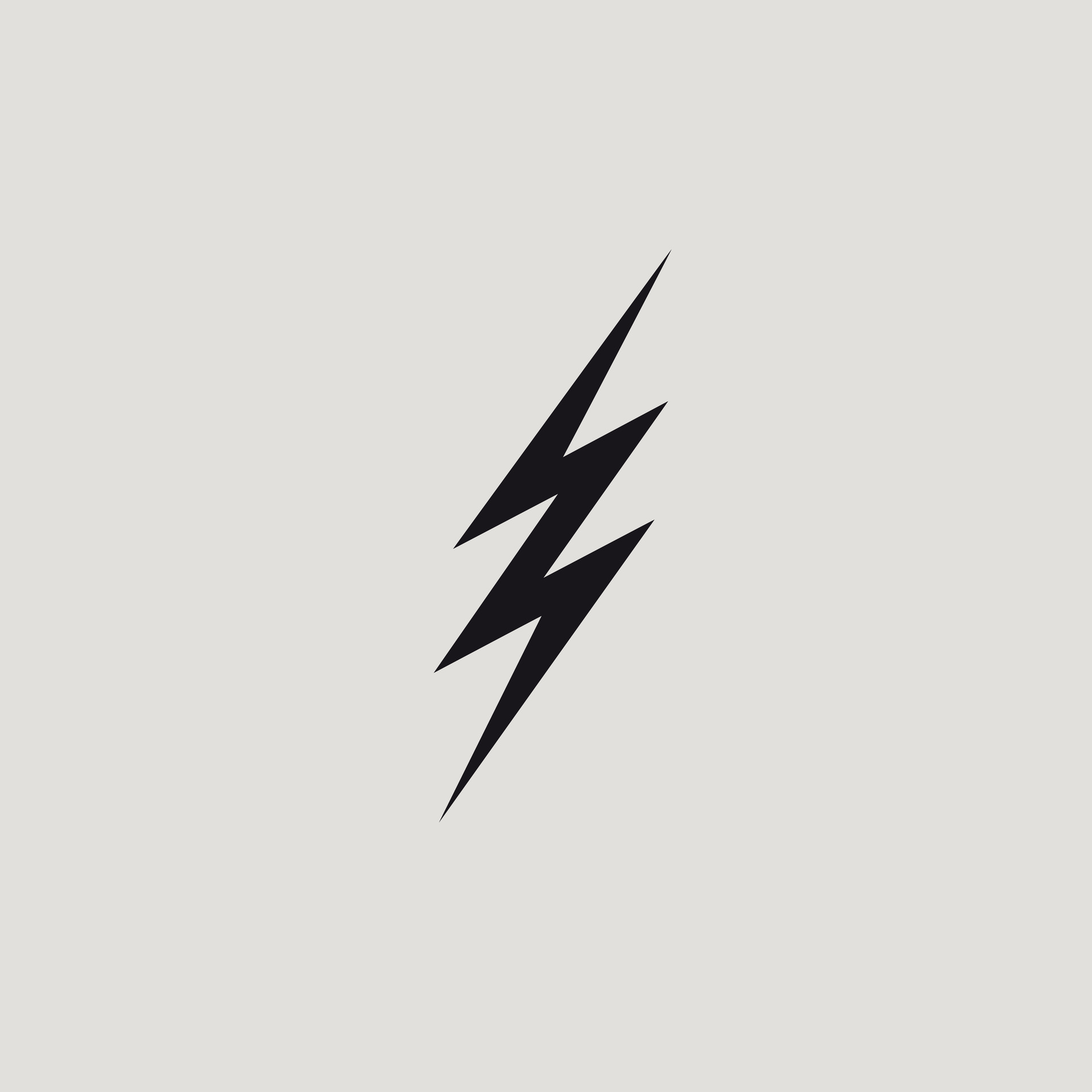Crypto trading filled monochrome logo. Digital currency. Lightning bolt