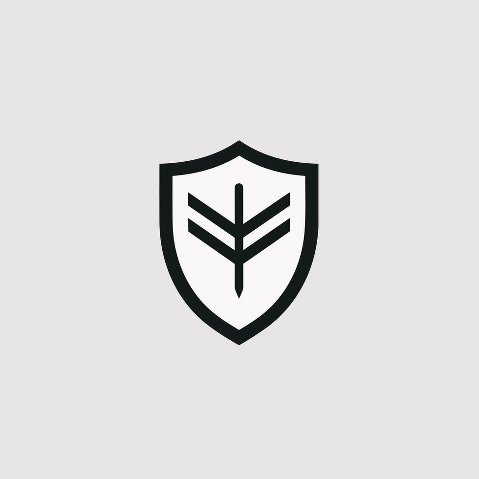 Forex trading filled monochrome logo. Finance system. Shield symbol. Design element. Created with artificial intelligence. Bold ai art for corporate branding, insurtech company, digital wallet vector