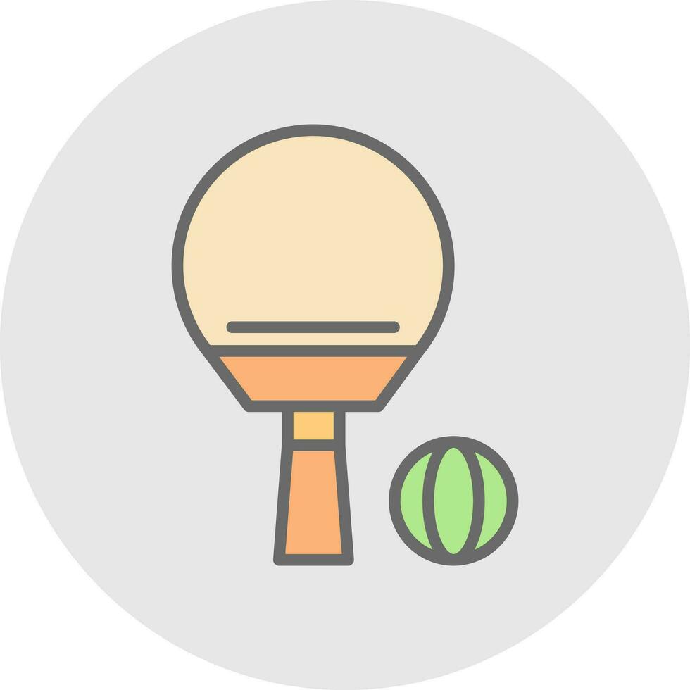 Ping Pong Vector Icon Design