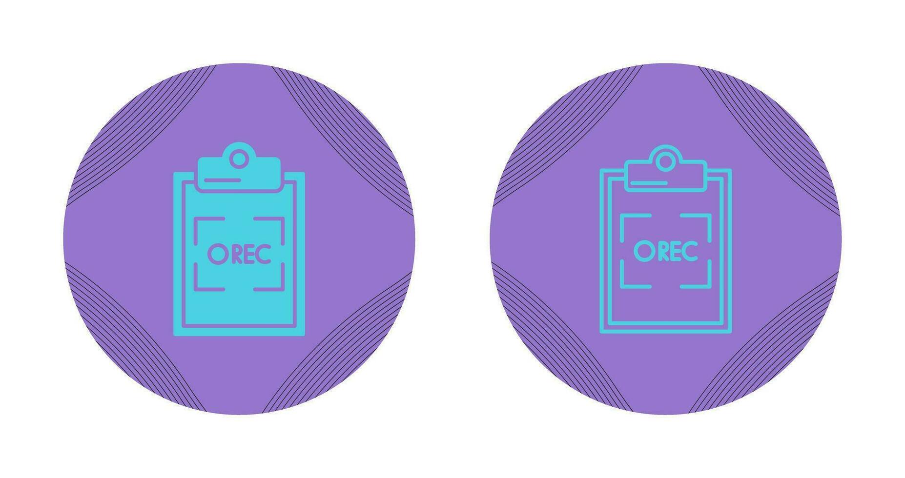 Record Vector Icon