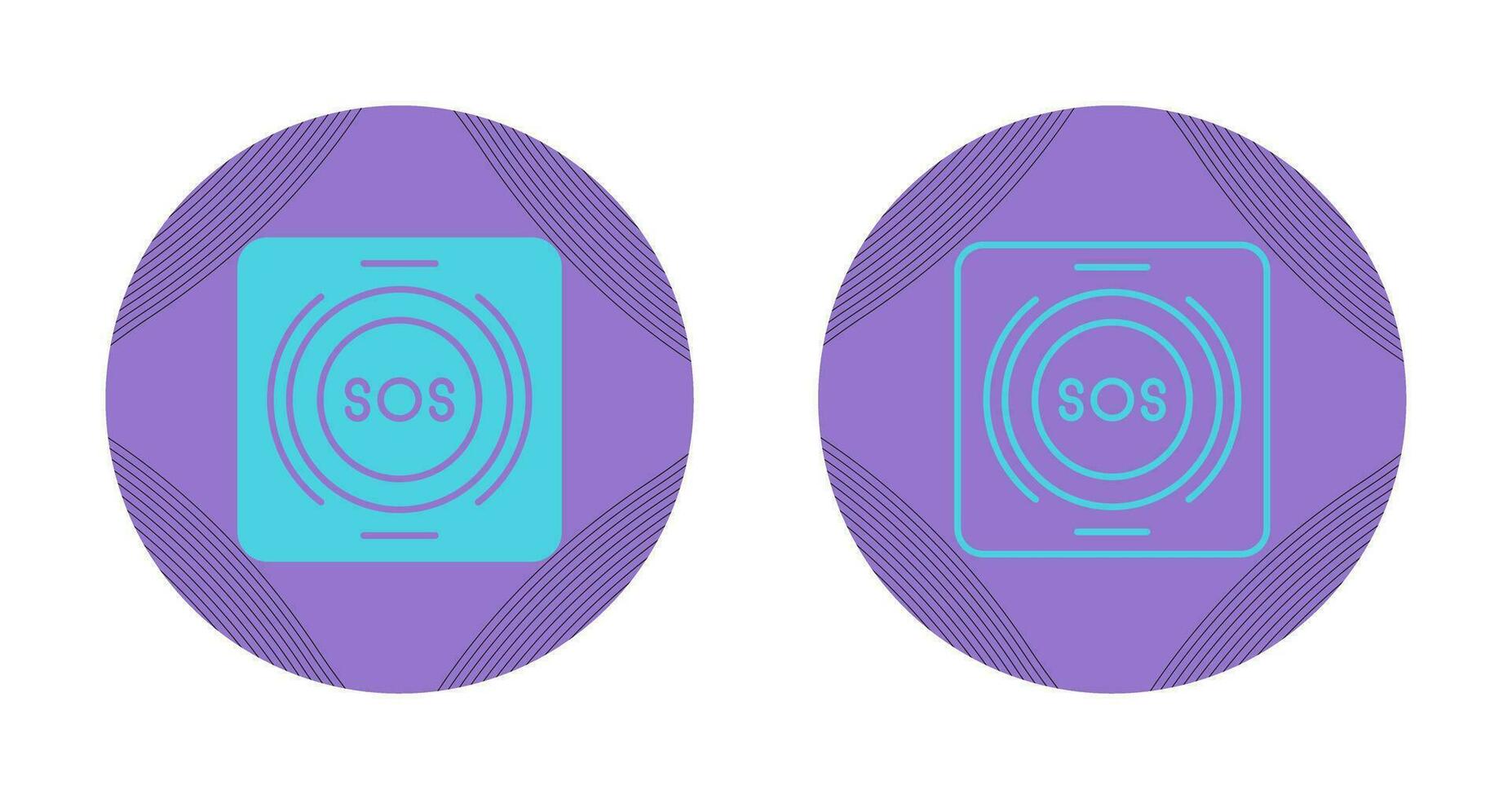 Emergency Button Vector Icon