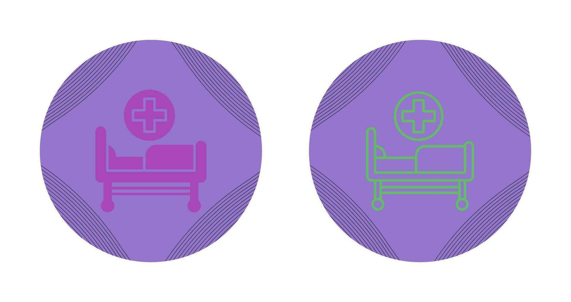 Hospital Bed Vector Icon