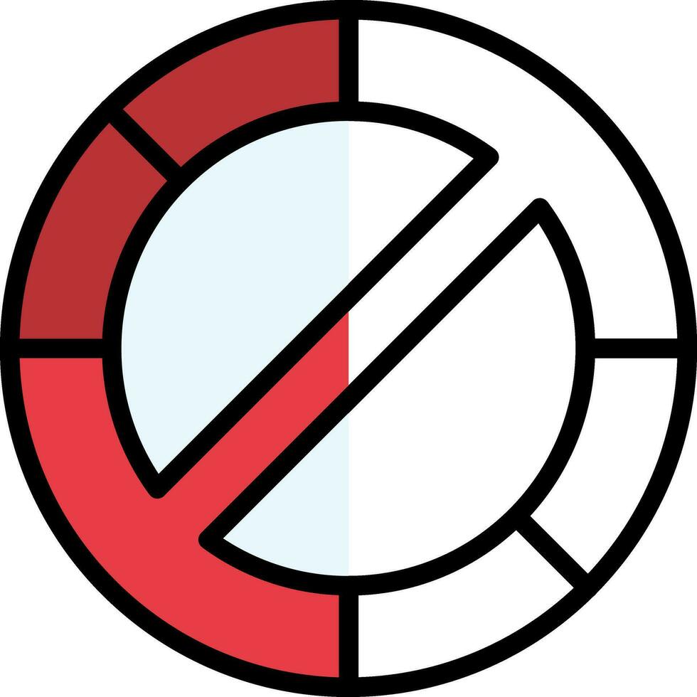 prohibido vector icono diseño