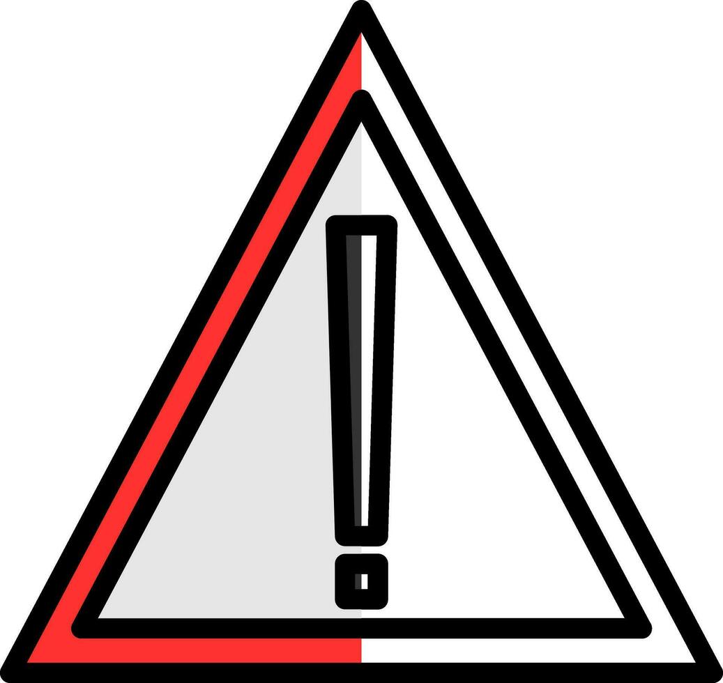 diseño de icono de vector de alerta