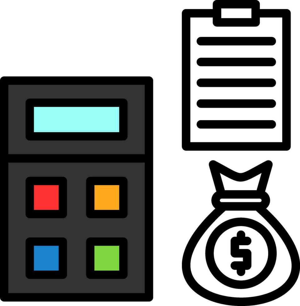 Budget Vector Icon Design