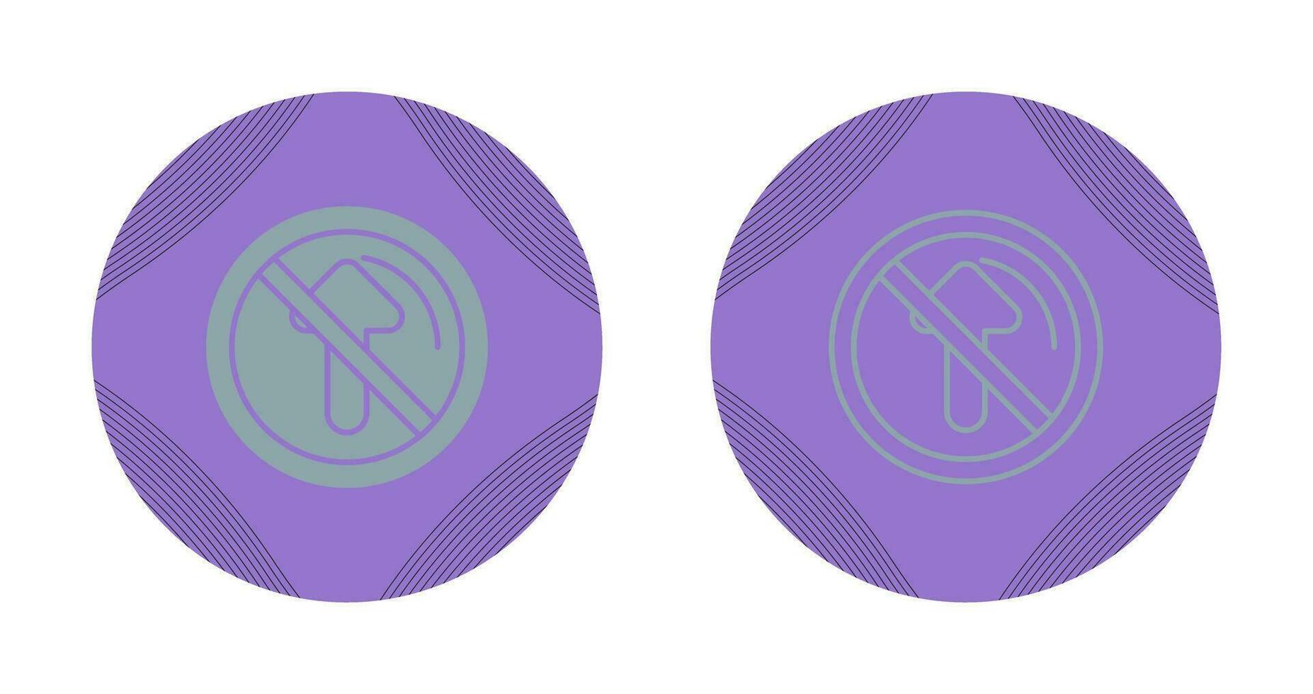 No Passing Vector Icon