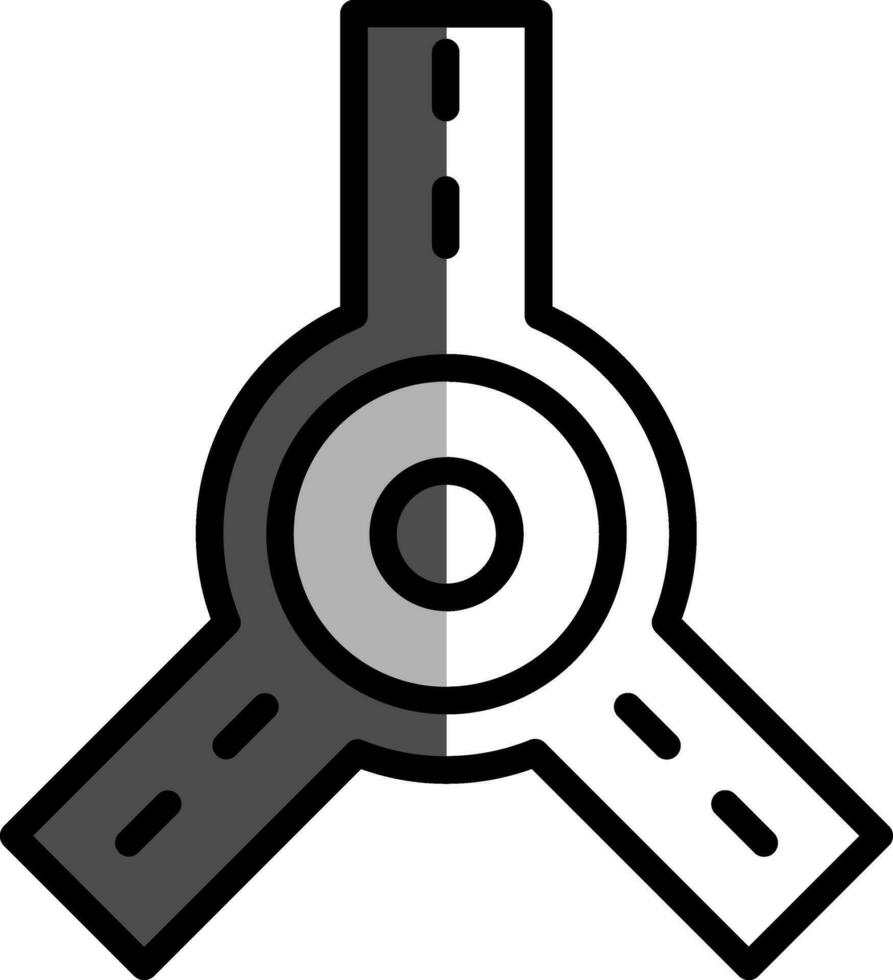 Roundabout Vector Icon Design