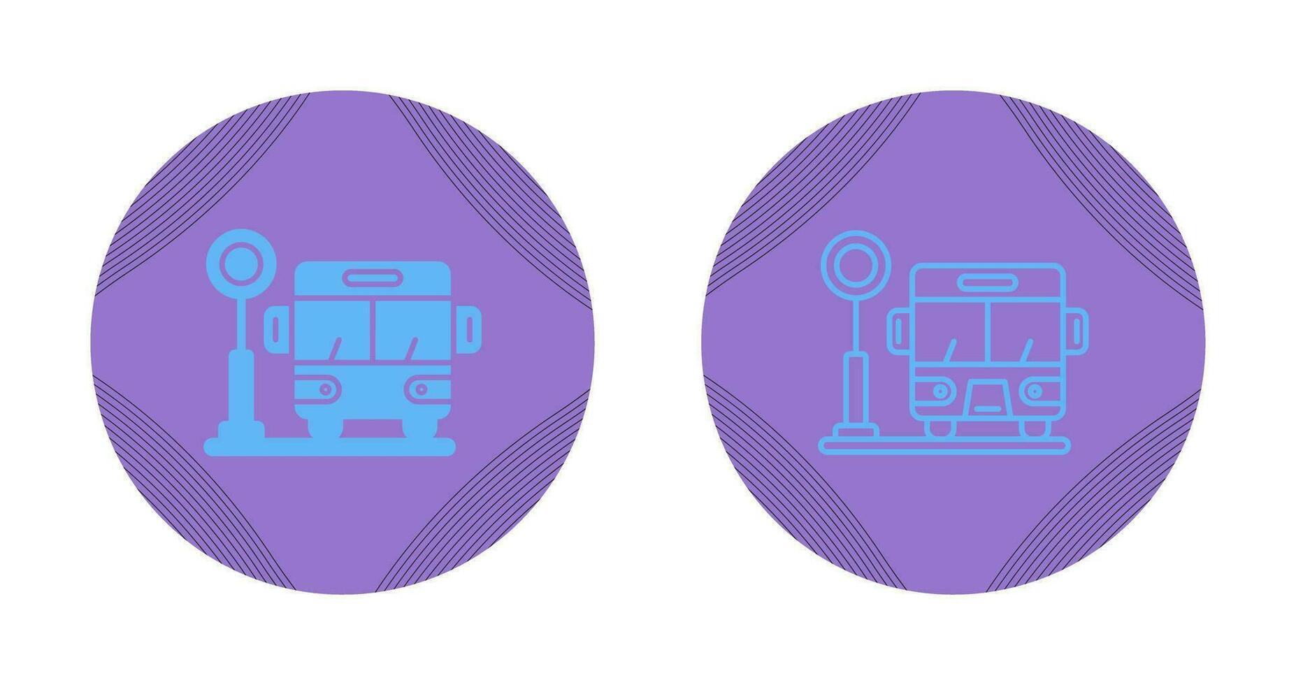 Bus Stop Vector Icon