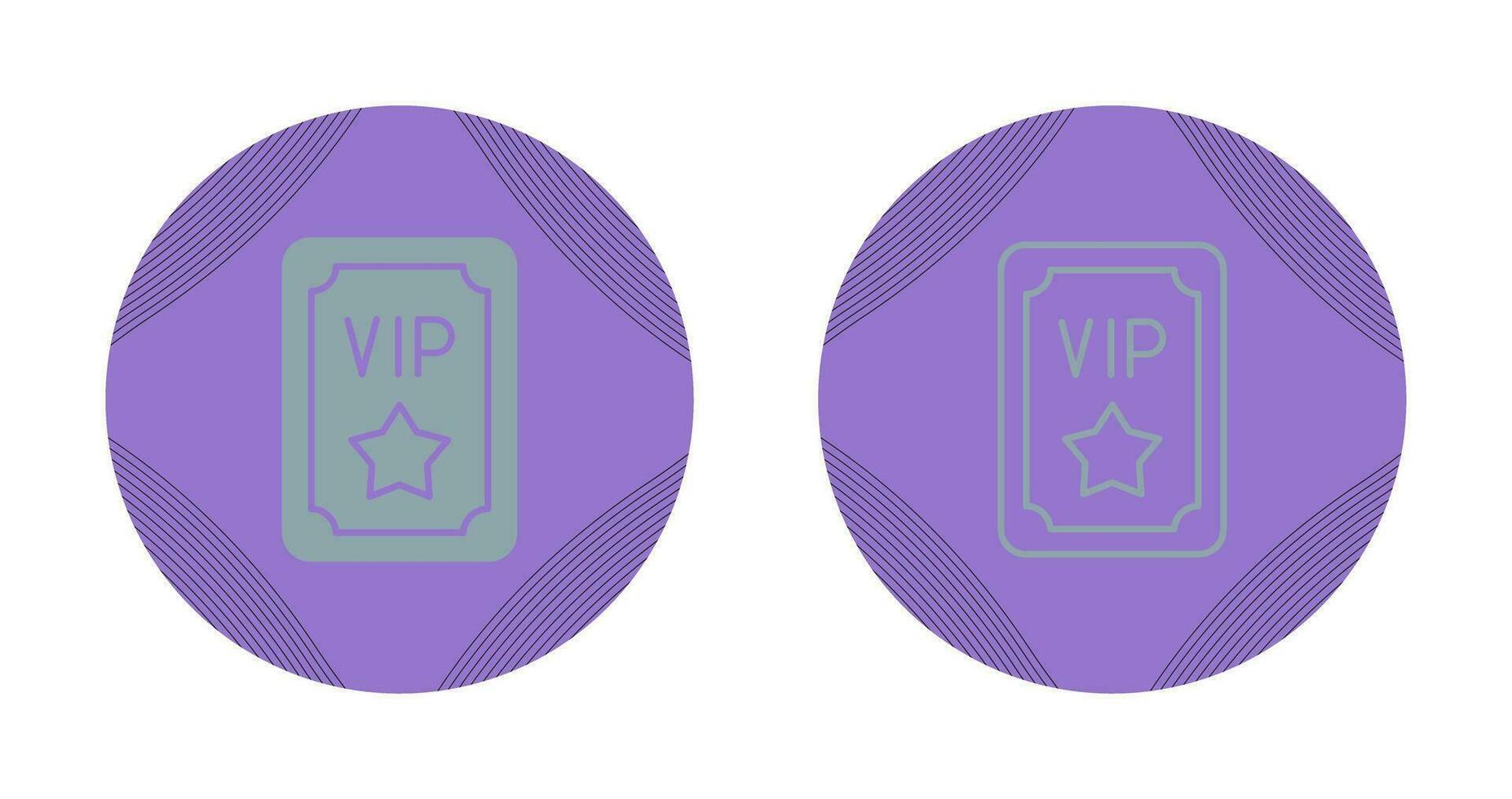 Vip Pass Vector Icon