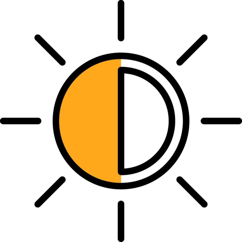 Sun Vector Icon Design