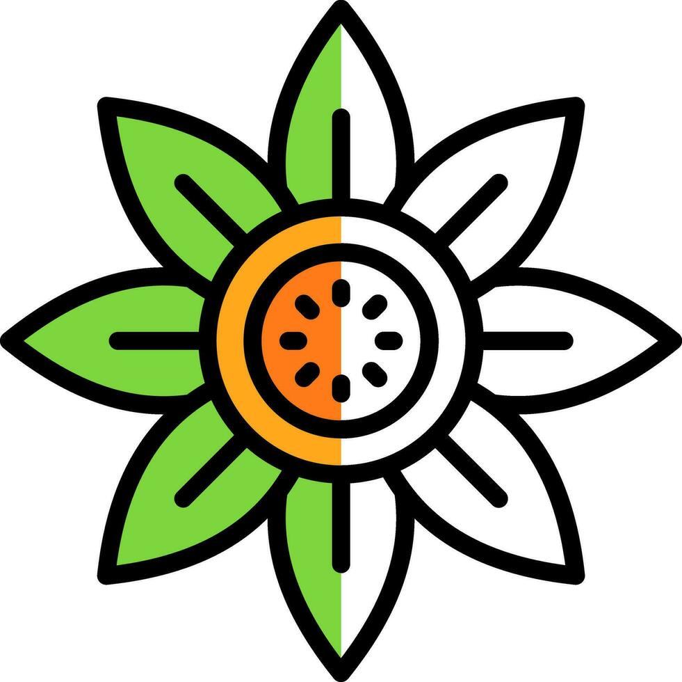 Sunflower Vector Icon Design