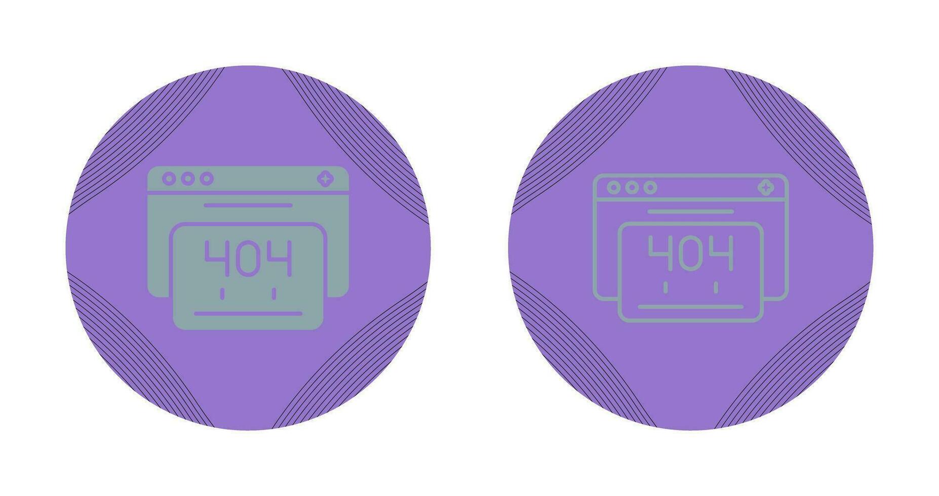 404 Error Vector Icon