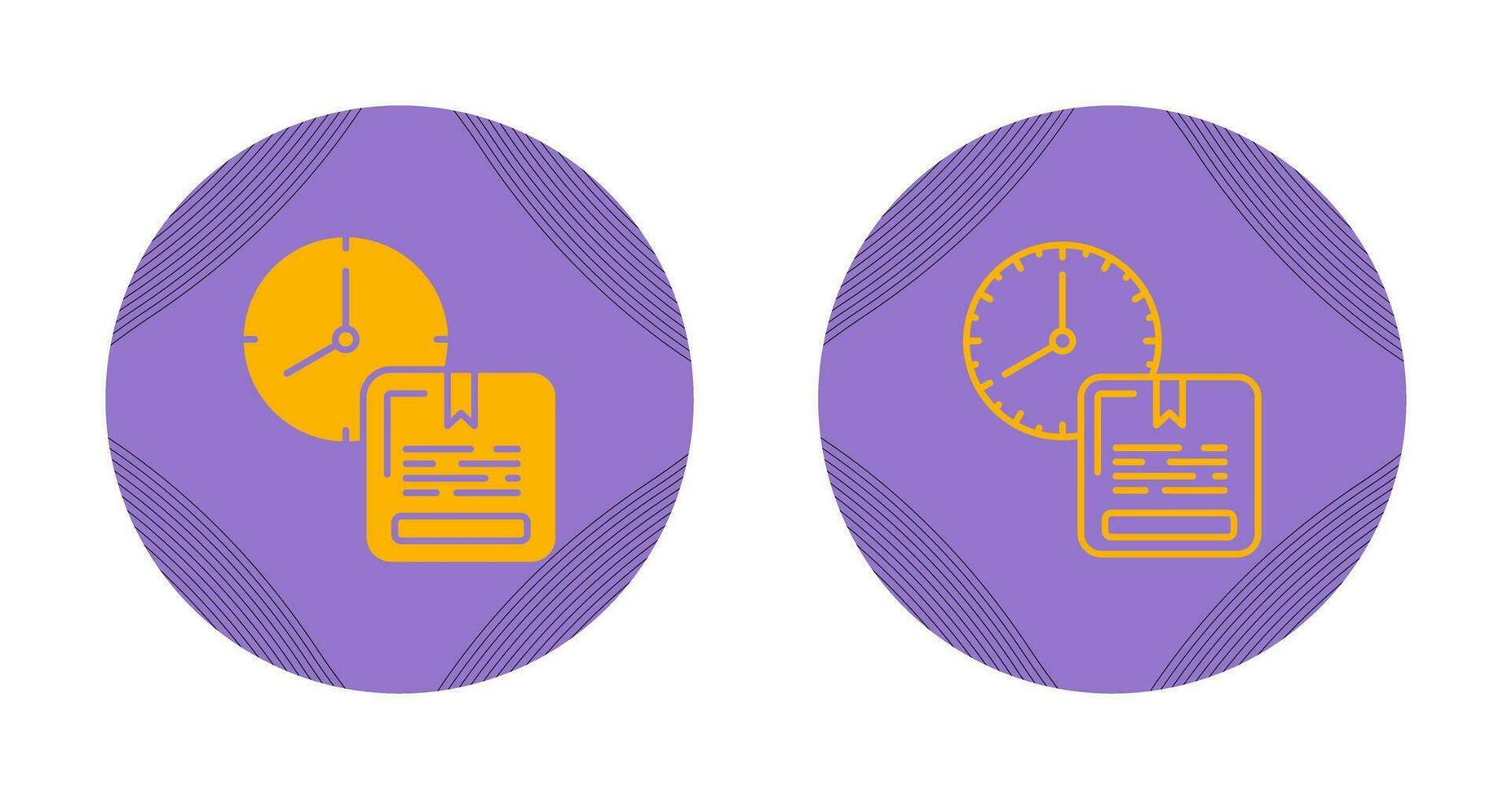 On Time Delivery Vector Icon