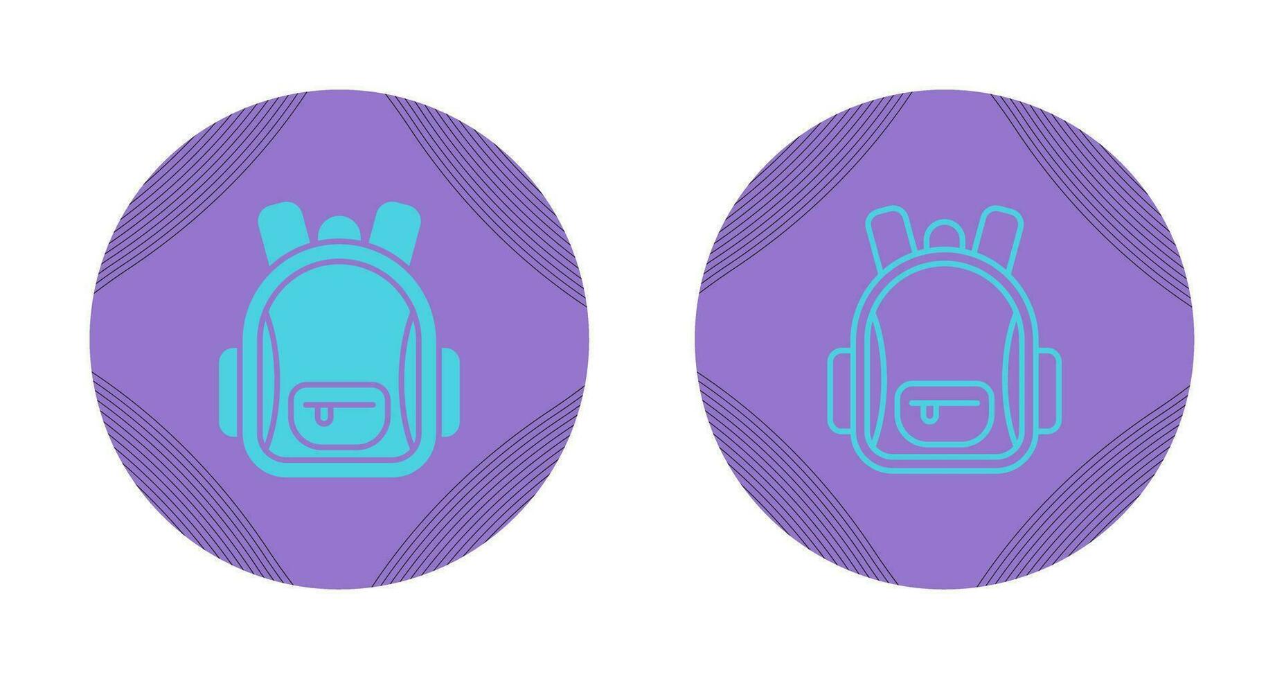 icono de vector de mochila