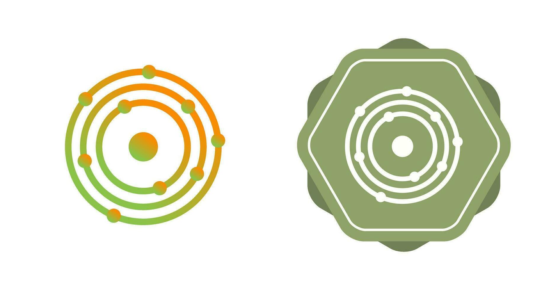 Atomic Structure Vector Icon