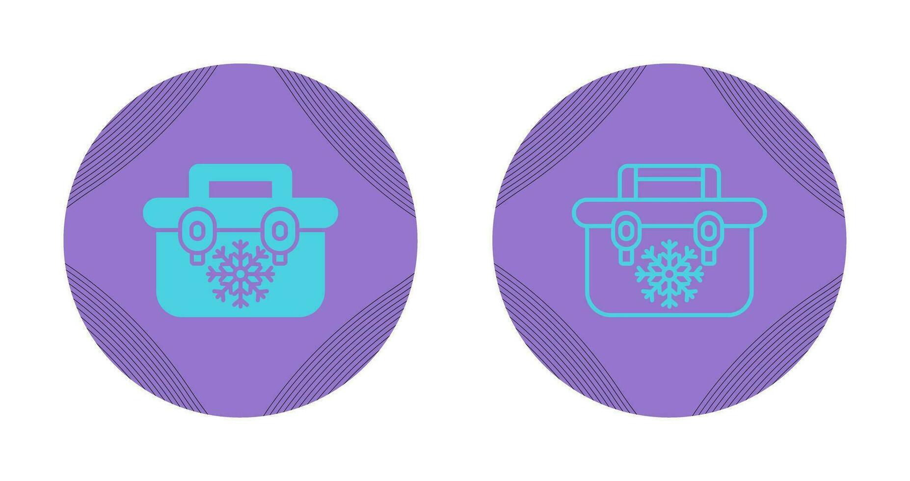 Portable Fridge Vector Icon