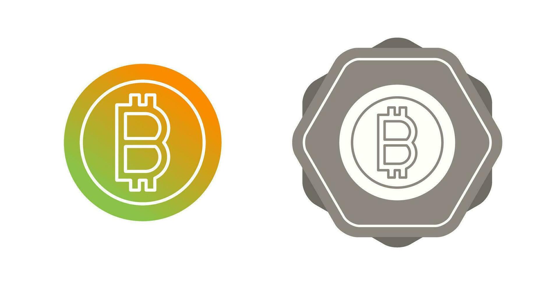 Bitcoin Vector Icon
