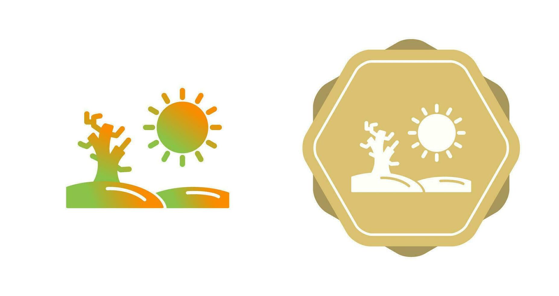 Desert Vector Icon