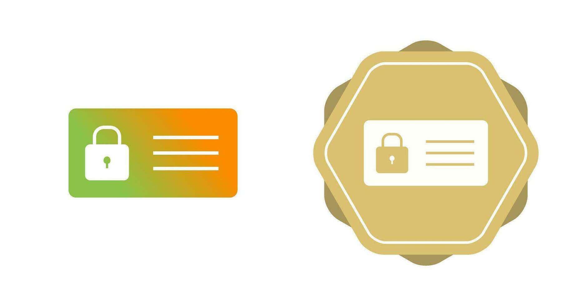 Protected Card Vector Icon