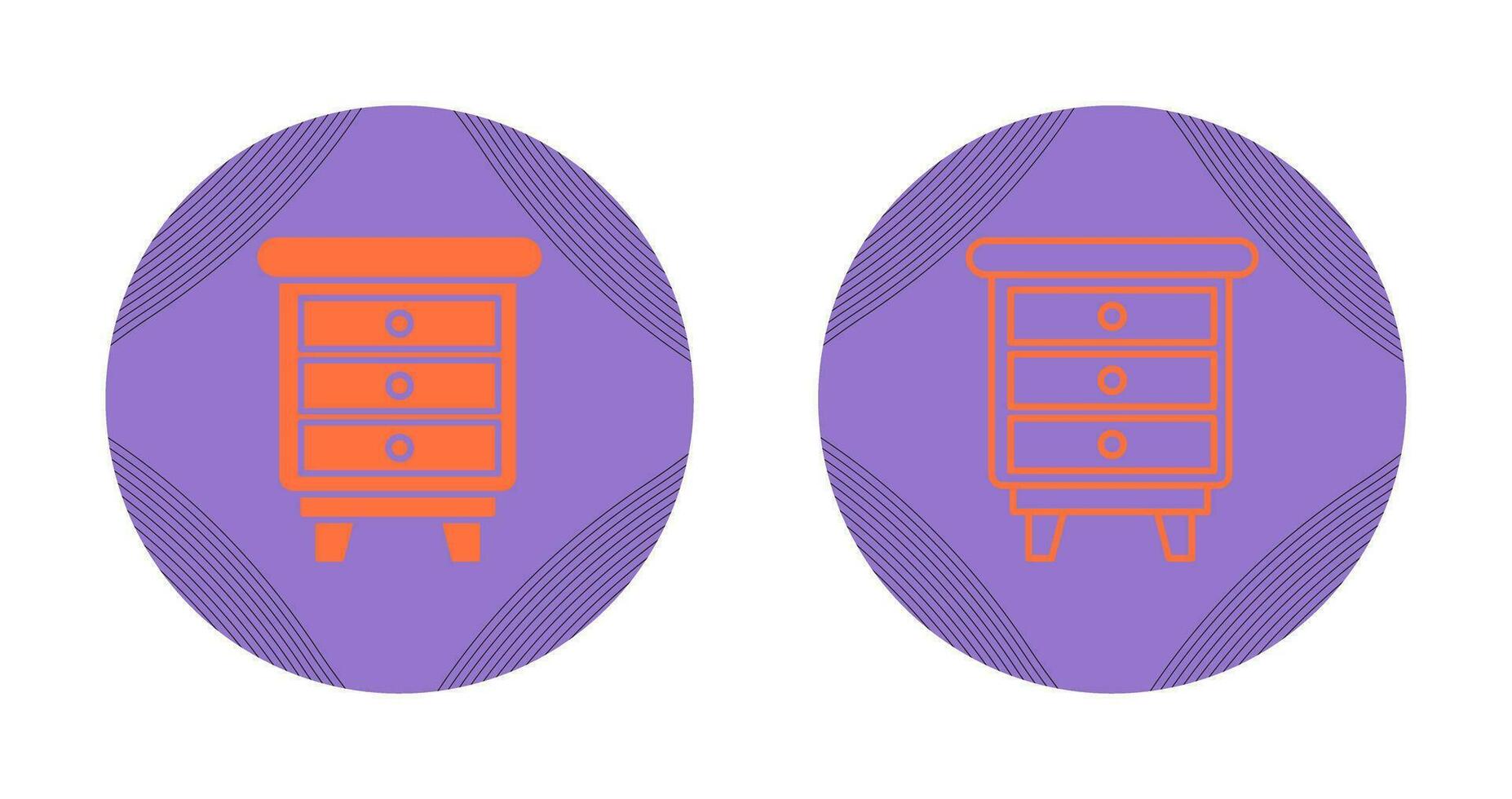 Chest Of Drawers Vector Icon