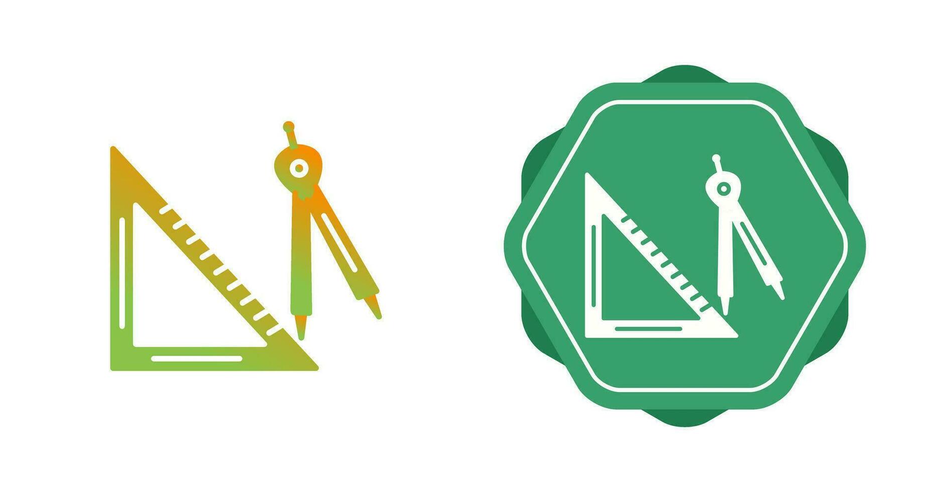 Set Square Vector Icon