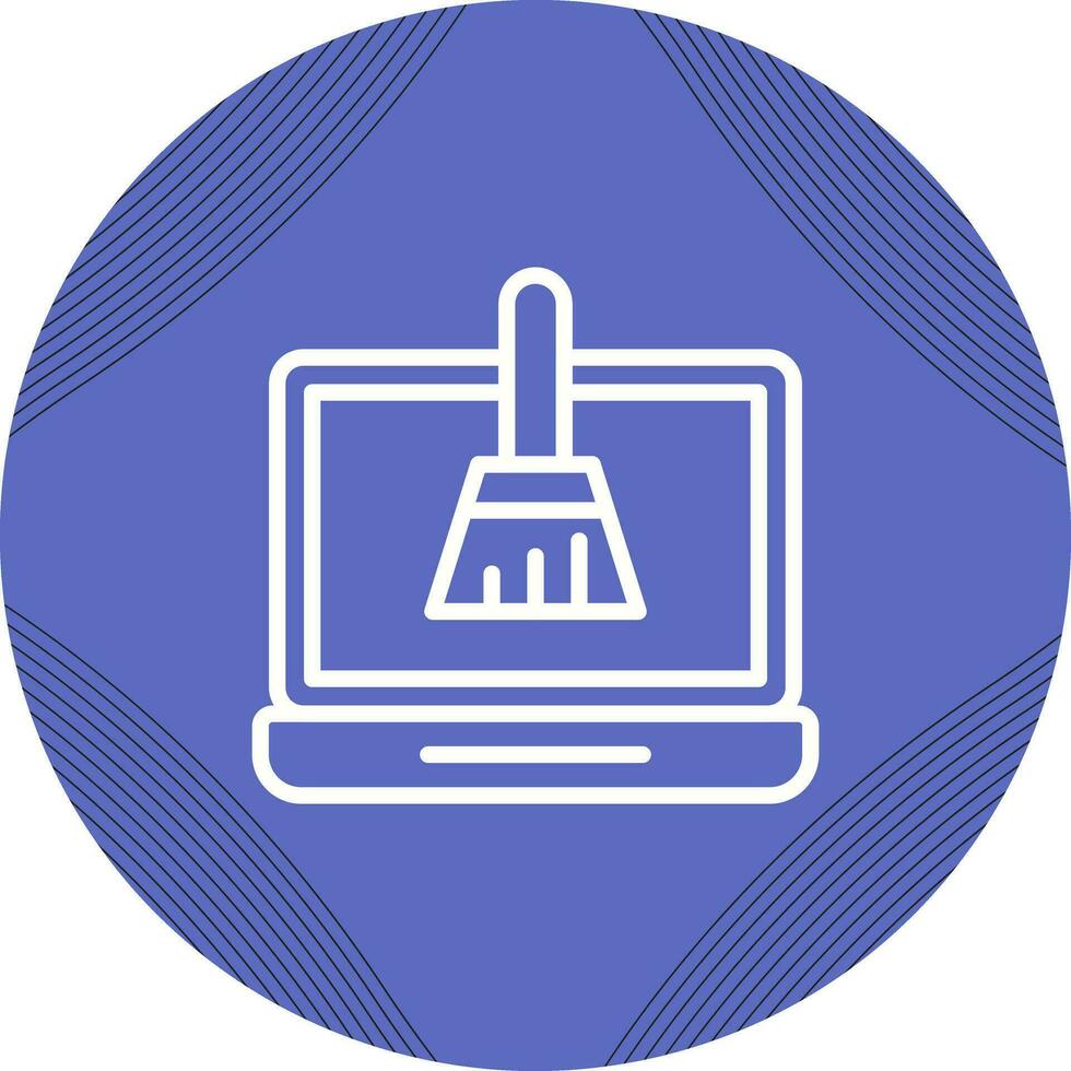 Disk Cleanup Vector Icon