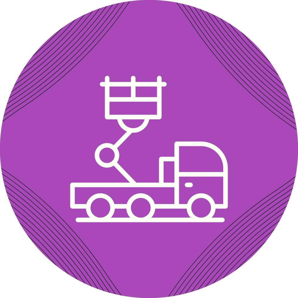 Ladder Truck Vector Icon