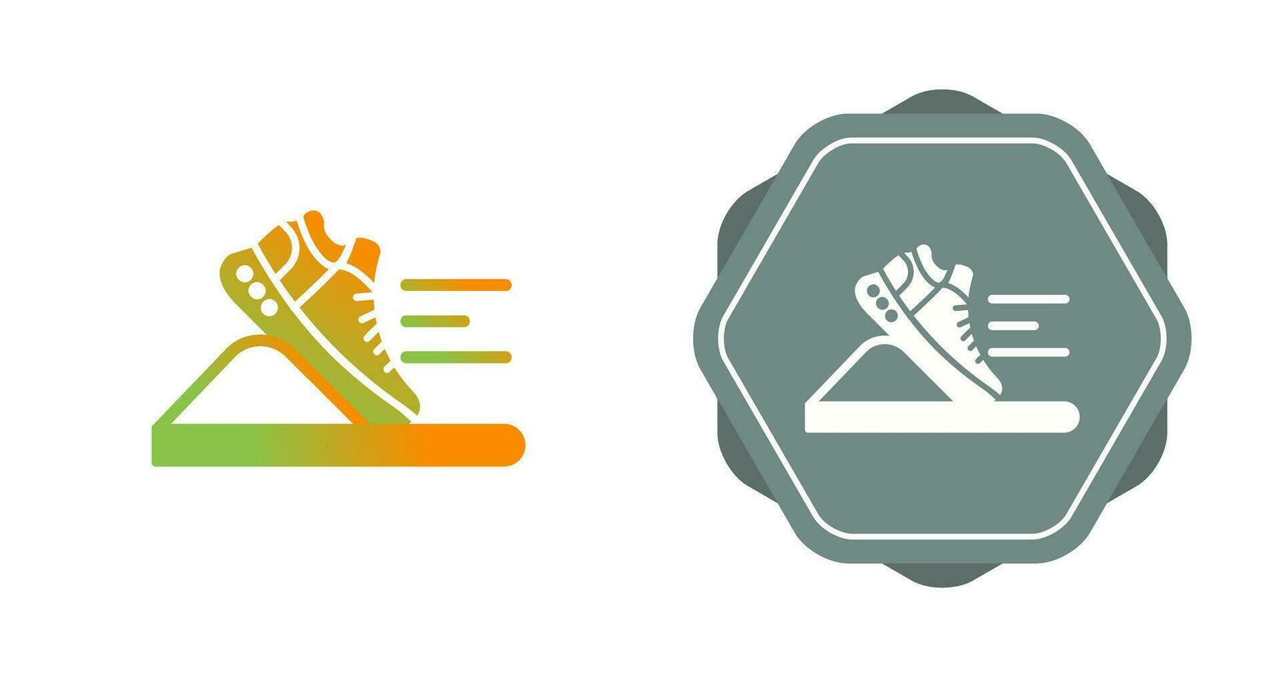 Starting Block Vector Icon