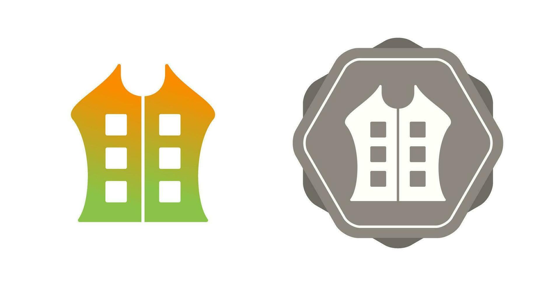 Bullet Proof Vest Vector Icon