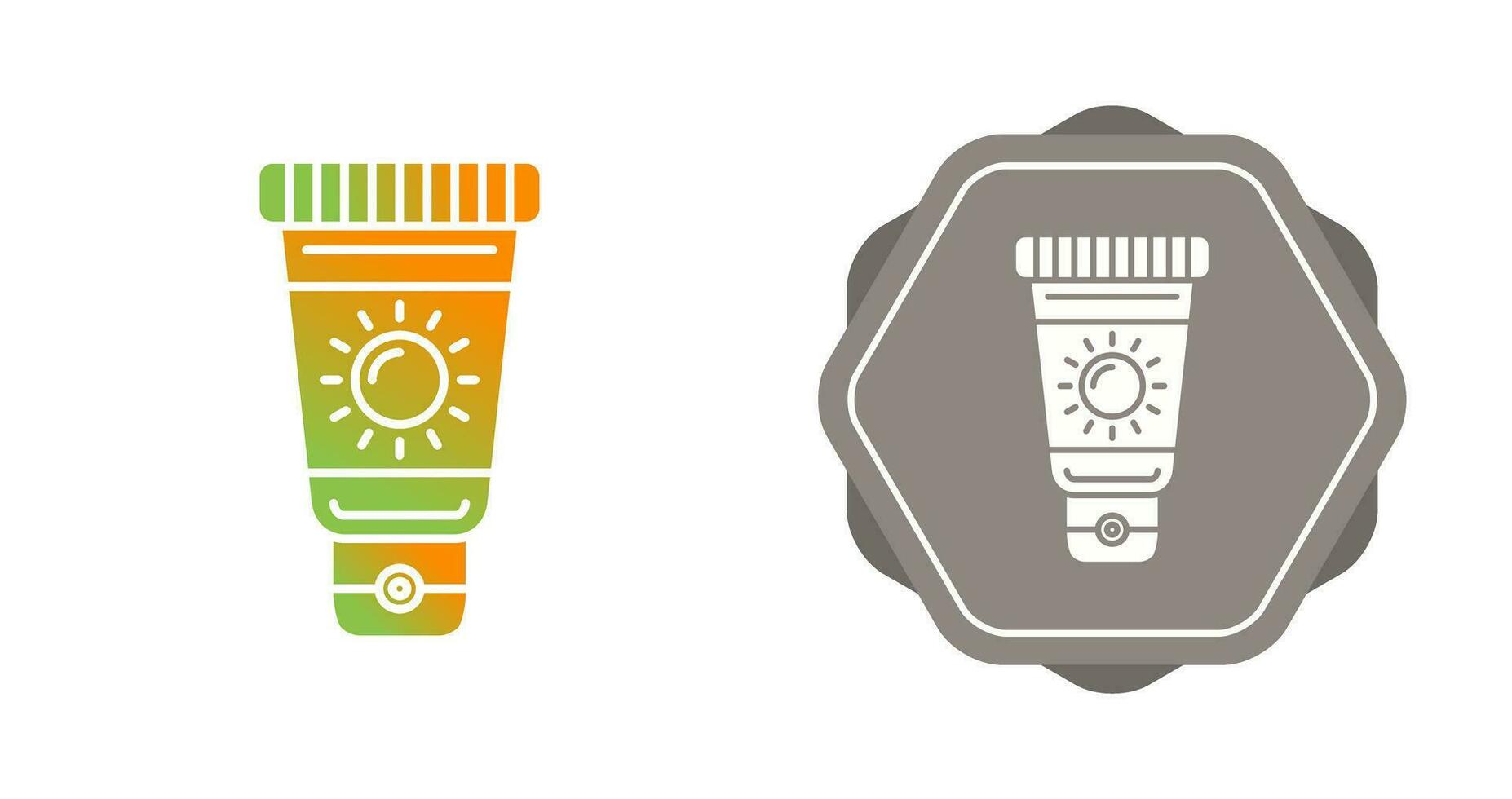 Sunscreen Vector Icon