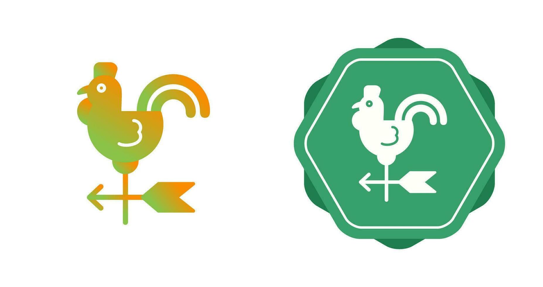 Wind Vane Vector Icon