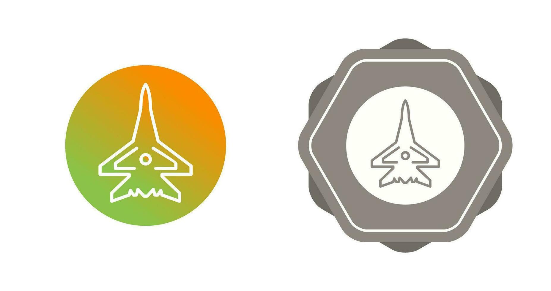 Fighter Plane Vector Icon