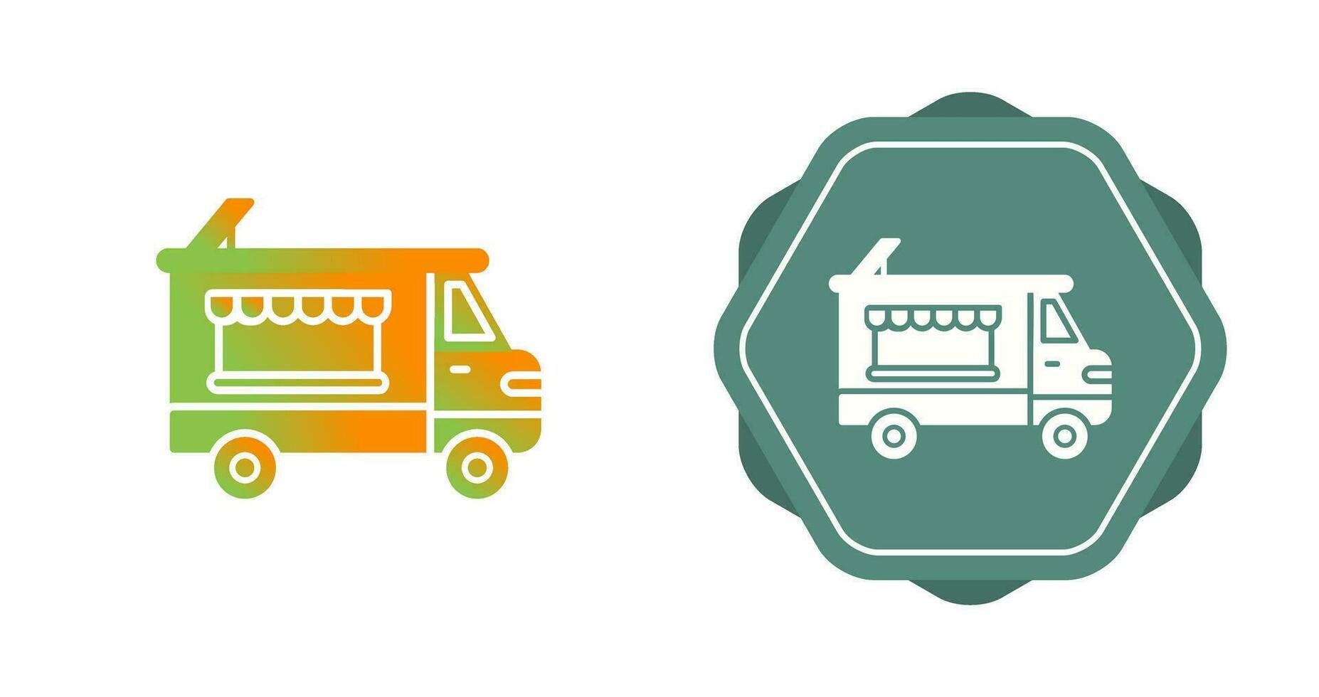 Bakery Truck Vector Icon