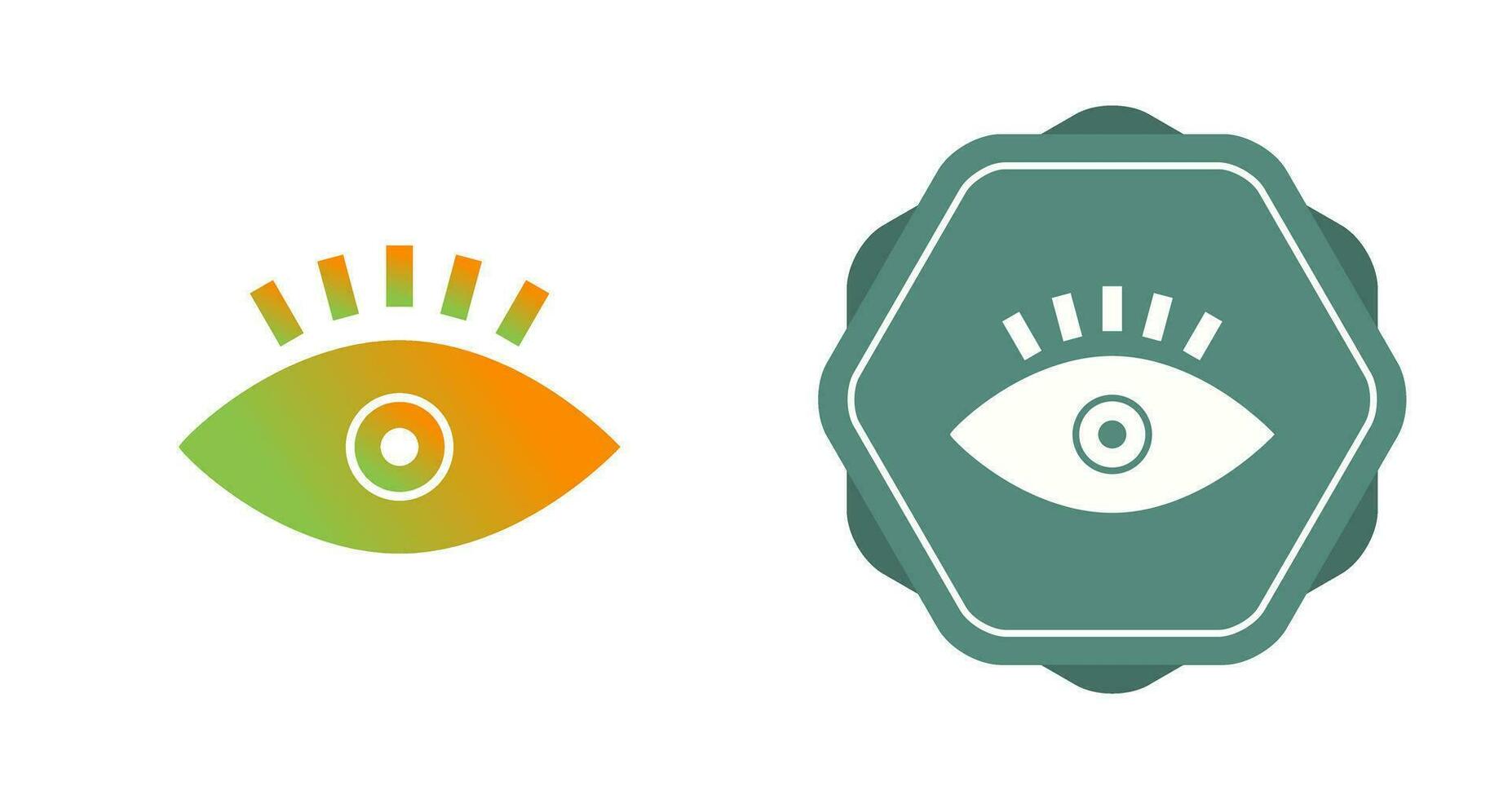 icono de vector de ojo